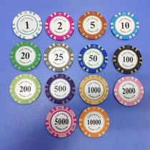 Chip manufacturers cash supply 14 grams of clay chips Texas poker chips Mahjong Entertainment game currency can be customized
