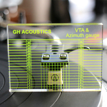 High-definition LP vinyl record player Measurement cartridge tonearm VTA balance and Azimuth adjustment ruler