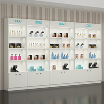 Cosmetics display cabinet Beauty salon Skin care products Makeup display cabinet Nail jewelry container shelf Product display rack