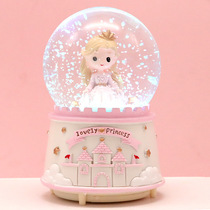 Dream Castle Princess Crystal Ball Music Box Colorful Music Box Childrens Day Gifts Girls Birthday Gifts
