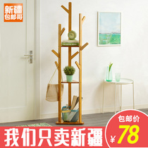 Xinjiang Ge Department Store Simple Coat Shelf Bedroom Hanger Simple Modern Clothes Shelf Floor Shelf