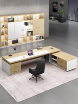 Boss office table and chair combination single double Cabinet atmosphere big class simple modern presidents office manager supervisor furniture