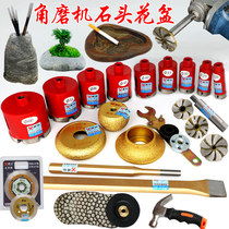 Grinding Fairy Pebble Corner Mill Open Pore Cleaner Clear Bottom Grinding Head Polished Cut Sheet Stone Flower Pot Fabrication Tools Complete