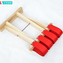 Folding stool solid wood small low stool wooden horse bench folding stool portable fishing stool folding horse