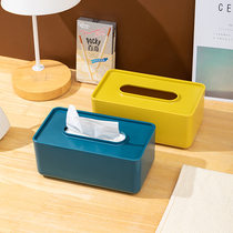 Nordic luxury bedroom home tissue box modern simple living room coffee table drawing paper box office desktop decorations