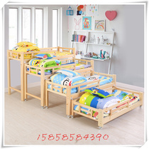 Kindergarten Pinus sylvestris var.mo ngolica four tui la chuang afternoon care session a bunk bed as well as pillow bunk beds for children wood that slept in the afternoon improved wooden beds