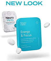 Neuro Mints nerve chewing gum energy focus focus clear thinking Refreshing chewing gum