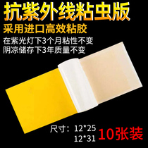 10 pieces of light sticky mosquito repellent lamp special sticky paper sticky insect board fly extinguishing lamp special sticky paper