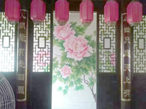 Wedding Korean style new live production decoration design tailor-made store decoration childrens e-commerce real scene