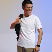 Eagle Claw action summer new COOLMAX moisture absorption quick dry white t men and women outdoor round neck short sleeve tactical T-shirt