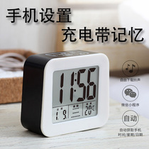 Silent luminous charging Bluetooth children multi-function smart alarm clock student bed bedroom cartoon electronic clock