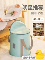 Travel foot bag household portable foldable foot bucket over calf insulation foot washing basin dormitory foot bath bucket