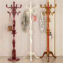 This yuan hanger floor bedroom solid wood hanger household clothes rack subnet red creative simple modern coat rack