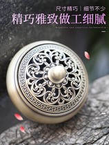 Pure copper incense burner sandalwood stove for Buddha to enshrine incense agarwood home indoor incense lavender creative ornaments