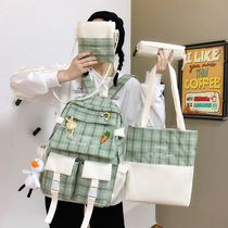 Primary school bag female Korean junior high school students shoulder bag 2021 New Mori large capacity ins backpack