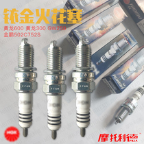 NGK Iridium spark plugs CR8EIX CR9EIX Huanglong 300600 502C752S GW250GSDX250