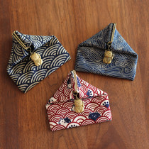 Wheat Fields Mark Day Style Meal With Gold Zero Wallet Handmade Custom And Wind Kitty Mini Coin Bag 