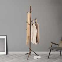 Black Walnuts Wood Landing Hanger Solid Wood Hung Hanger Nordic Minimalist Bedroom Into Door Living Room Clothes Rack Clothes Rack Hood Shelf
