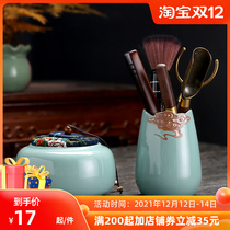 Tea ceremony six gentlemen tea set accessories tea table utensils tea clip tea wash tea tea three sets tea Brush Set 6