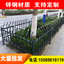 Hot galvanized steel green fence Outdoor lawn fence Wrought iron garden fence Metal flower bed flower garden railing fence