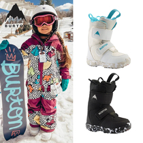 United States burton snowboard burton childrens snowboard boots ski buckle waterproof warm non-slip shoes GROM