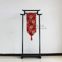 New Chinese coat rack floor solid wood bedroom hanger living room corner clothing rack simple display rack Japanese style