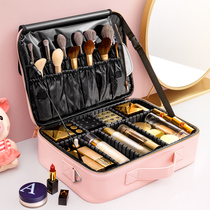 Makeup Bag Woman Portable 2020 New Ultra Fire Large Capacity Cosmetic Containing Box Fashion Upscale Hand Makeup Box
