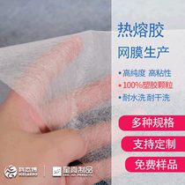 Hot melt adhesive mesh film production of PA clothing coat fabric hot melt double-sided adhesive lining manufacturers washing resistant