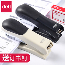 Effective labor-saving stapler medium student small stapler delivery staples pin staples mini rotary large heavy duty thickened binding machine standard multifunctional office supplies wholesale