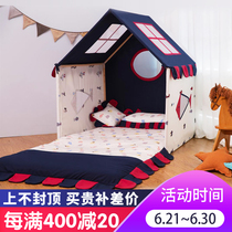 Children's tent, boy's house, toy house, doll house, Navy wind room, baby's game room, separate bed