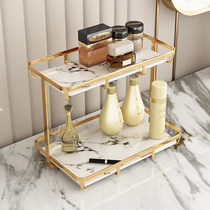Toilet rack bathroom cosmetics desktop countertop wash table shelf toilet multi-storey light luxury storage rack