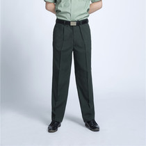 New Pine Branches Green Summer Pants With Fart Pocket Numb Yarn Pants Military Green Anti-Burn Regular Pants Men Summer Casual Western Suit Pants