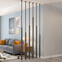 Nordic light luxury free hole living room entrance decoration Office occlusion Hotel column Modern simple screen partition