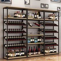 European style boutique wrought iron red wine rack display stand floor partition wine rack wine rack wine glass holder wine cabinet red wine cabinet