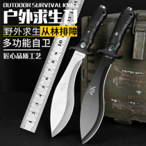 Outdoor Knife Body Defense long field survival knife mountaineering knife high hardness military knife portable fruit knife