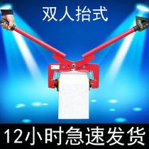 Plate masonry hand-lifting clip industrial cement stone slab fastening special industrial grade double curb ceramic board