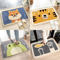 Cartoon non-slip mat Absorbent quick-drying toilet door Bedroom door small carpet Bathroom towel Toilet mat