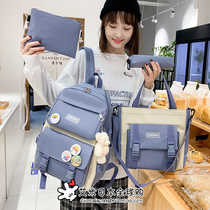 Japanese GP ins schoolbag female high school students junior high school students large capacity backpack simple backpack