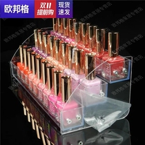 High-end nail polish shelf display rack placed nail polish glue Net red nail shop acrylic multi-layer storage shelf