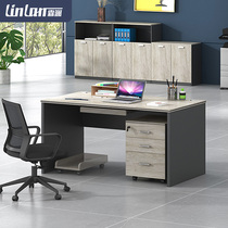 Desk staff computer desk simple modern staff office table and chair combination 2 4 6 people Office desk