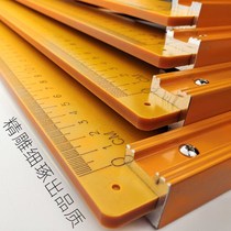 Decoration cutting board 90 degrees triangular ruler thickened ruler Turning ruler Right angle by woodworking bakelite square ruler High precision tool large
