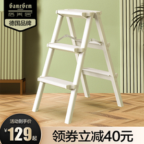Herringbone ladder thickened aluminum alloy ladder Household folding multi-function stairs Indoor and outdoor mobile portable engineering ladder stool