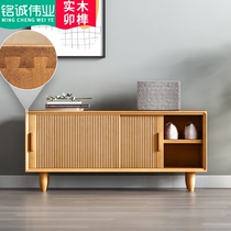 Nordic solid wood shoe change stool home door wear shoes stool integrated bench home shoe rack Japanese storage shoe cabinet