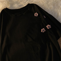 The Port Wind Day is ancient with short sleeve t-shirt female summer loose Korean version of the Korean version of the original Cebu Chic port Taste Half Sleeve Blouse