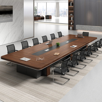 New Chinese Brief About Modern Conference Table Office Large Long Conference Table Office Furniture Association Speaker Table and chairs Composition
