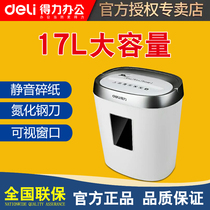 Del 9929 Paper Shredder Office Home Electric Silent High Power 4 Confidential Mini Shredder