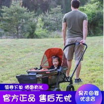 Evenflo twin camp car Children Baby folding trolley second child artifact two-way push-pull walking baby