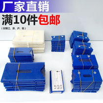 DM plastic magnetic label warehouse shelf marking transparent signage small label plate custom material inventory location card