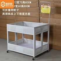 Flower Car Shelving Supermarket Promotional Car Folding Special Price Car Swing Stall Caravan mobile Dump Shelving Display Table