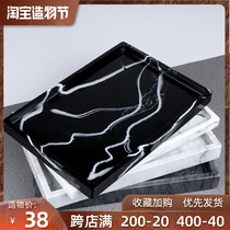 Hotel hand sanitizer tray Bathroom tray set Bathroom kit Bathroom toiletries plate Model room ornaments